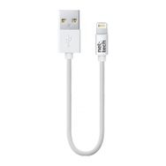 Nettech NT-26 Beyaz 20 cm Plastik Lightning Şarj ve Data Kablosu
