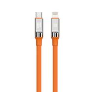 Nettech NT-DC30 30 W Plastik 100 cm Turuncu Type-C to Lightning Şarj ve Data Kablosu