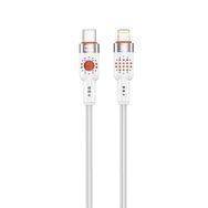 Nettech NT-DC33 30 W Plastik 100 cm Beyaz Type-C to Lightning Şarj ve Data Kablosu