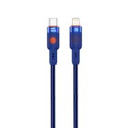 Nettech NT-DC33 30 W Plastik 100 cm Mavi Type-C to Lightning Şarj ve Data Kablosu