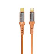 Nettech NT-DC35 30 W Plastik 100 cm Turuncu Type-C to Lightning Şarj ve Data Kablosu