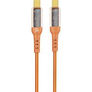 Nettech NT-DC36 60 W Plastik 100 cm Turuncu Type-C to Type-C Şarj ve Data Kablosu
