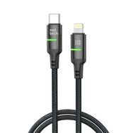 Nettech NT-DC39 30 W Plastik 100 cm Siyah Type-C to Lightning Şarj ve Data Kablosu