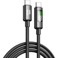 Nettech NT-DC42 60 W Plastik 100 cm Siyah Type-C to Type-C Şarj ve Data Kablosu