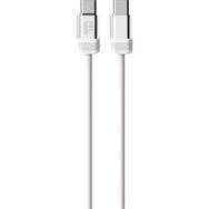 Nettech NT-DC47 60 W Plastik 100 cm Beyaz Type-C to Type-C Şarj ve Data Kablosu