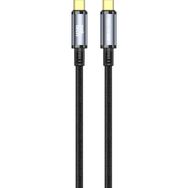 Nettech NT-DC49 USB 3.2 20 Gbps Plastik 100 cm Siyah Type-C to Type-C Şarj ve Data Kablosu