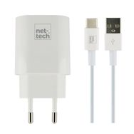 Nettech NT-HCH02 Beyaz 10W Type-C Kablo ve Şarj Aleti