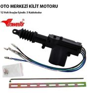 Nettedarikçisi Tek Motor 5 Kablo 12 Volt Ön Kapı Merkezi Kilit Motoru