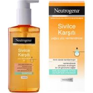 Neutrogena Sivilce Karşıtı Temizleme Jeli 200 ml+ 50 ml Yağsız Yüz Nemlendiricisi