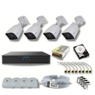 Neutron 4 Kameralı TRA-7210HD-U 2 mp 1080p Ahd Full Hazır 4'lü Set Dış Mekan 500 gb Hard Diskli Kamera Set