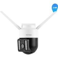 Neutron Gece Görüşlü Led Işıklı 360 Dönebilen 3 MP IP Wifi Beyaz Dış Ortam Güvenlik Kamerası