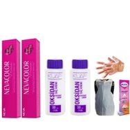 Neva Color 11-10 Extra Açık Küllü Platin 2 Adet Tüp Boya+2 Adet 30 Volum Oksidan