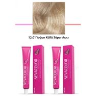Neva Color 12.01 Yoğun Küllü Süper Açıcı 2x50 gr Tüp Saç Boyası