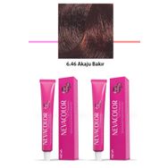 Neva Color 2x50 gr 6.46 Akaju Bakır Kalıcı Krem Saç Boyası