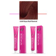 Neva Color 2x50 gr Premium 6.66 Koyu Kızıl Kumral Kalıcı Krem Saç Boyası