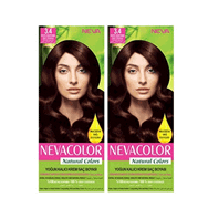 Neva Color 3.4 Koyu Kestane x2 Saç Boyası