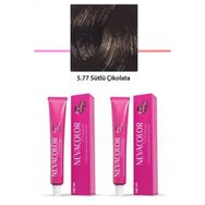 Neva Color 5.77 Sütlü Çikolata Tüp 2x50 gr Saç Boyası
