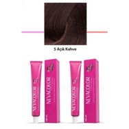 Neva Color 5 Açık Kahve Tüp 2x50 gr Saç Boyası