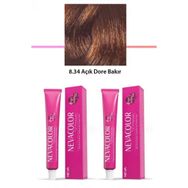 Neva Color 8.34 Açık Dore Bakır Tüp 2x50 gr Saç Boyası