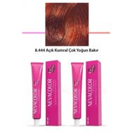 Neva Color 8.444 Açık Kumral Çok Yoğun Bakır 2x50 gr Saç Boyası