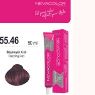 Neva Color Premium 55.46 Büyüleyici Kızıl 2x50 ml Saç Boyası