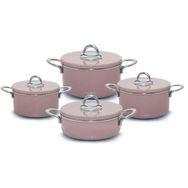 Neva N2981 Rose Chocolate Graye 8 Parça Tencere Seti