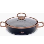 Neva N2982 Bitter Graye Siyah 18 cm Kapaklı Sahan