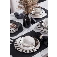 Neva N3275 Marble Plus Hibrit 24 Parça 6 Kişilik Yemek Takımı