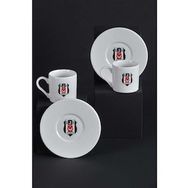 Neva N3422 Beşiktaş Lisanslı Arma Logo 2'li Kahve Fincan Takımı