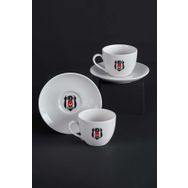 Neva N3426 Beşiktaş Lisanslı Arma Logo 2'li Çay Fincan Takımı