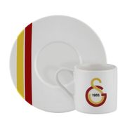 Neva N3475 Galatasaray Lisanslı Çizgili 2'li Kahve Fincan Takımı