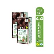 Neva Naturalis 4/4 Kestane Kahve x2 Saç Boyası