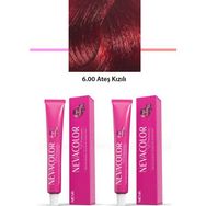 Nevacolor Premium 6.00 Ateş Kızılı 2x50 gr Kalıcı Krem Saç Boyası