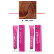 Nevacolor Premium 8.3 Altın Sarısı 2x50 ml Kalıcı Krem Saç Boyası
