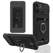 Nevarium iPhone 13 Pro Zuma Kartvizitli Yüzüklü İpli Silikon Kılıf