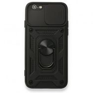 Nevarium iPhone 6 Pars Lens Yüzüklü Standlı Silikon Kılıf