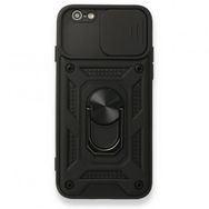 Nevarium iPhone 6 Pars Lens Yüzüklü Standlı Silikon Kılıf