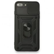 Nevarium iPhone 7 Plus Pars Lens Yüzüklü Standlı Silikon Kılıf