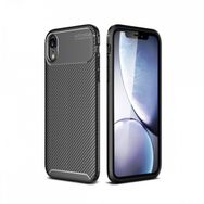 Nevarium iPhone XR Focus Karbon Silikon Esnek Kapak Kılıf