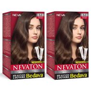 Nevaton 6.0 Koyu Kumral Kalıcı 2 Kutu Krem Saç Boyası