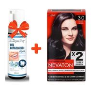 Nevaton Kalıcı Krem Saç Boyası 3.0 Koyu Kahve+E2'Quality Diş Beyazlatıcı Köpük