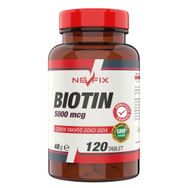 Nevfix Biotin 5000 mcg İçeren 120 Tablet