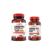 Nevfix Coenzyme Q10 200 mg 120 Tablet + Vitamin B12 Folic Acid Biotin 1000 mcg 120 Tablet