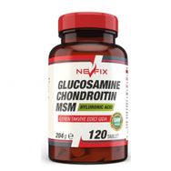 Nevfix Glucosamine Chondroitin MSM Hyaluronic Acid 120 Tablet