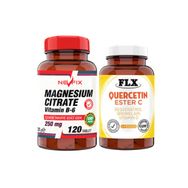 Nevfix Magnesium Citrate 120 Tablet + Flx Quercetin Ester C 60 Tablet