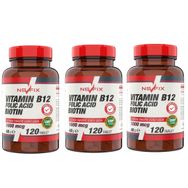 Nevfix Vitamin B12 Folic Acid Biotin 3x120 Tablet