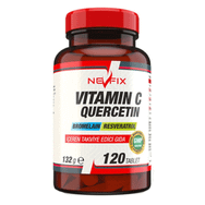 Nevfix Vitamin C Quercetin Bromelain 120 Tablet