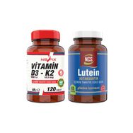 Nevfix Vitamin D3 K2 120 Tablet + Ncs Lutein Astaksantin 60 Tablet