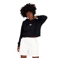 New Balance WNH3377-BK Siyah Kapüşonlu Kadın Sweatshirt