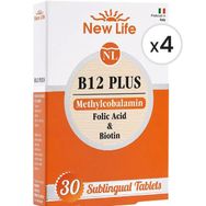 New Life B12 Plus Methylcobalamin 4x30 Dilaltı Tablet